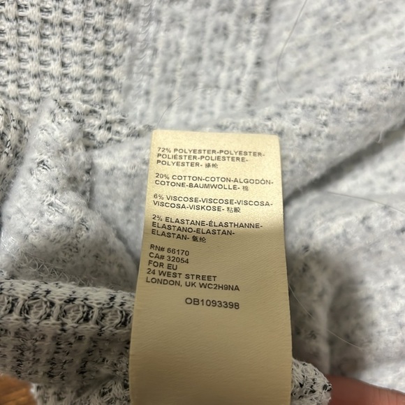 ANTHROPOLOGIE MAEVE | gray oversize cardigan | SMALL - Picture 9 of 9